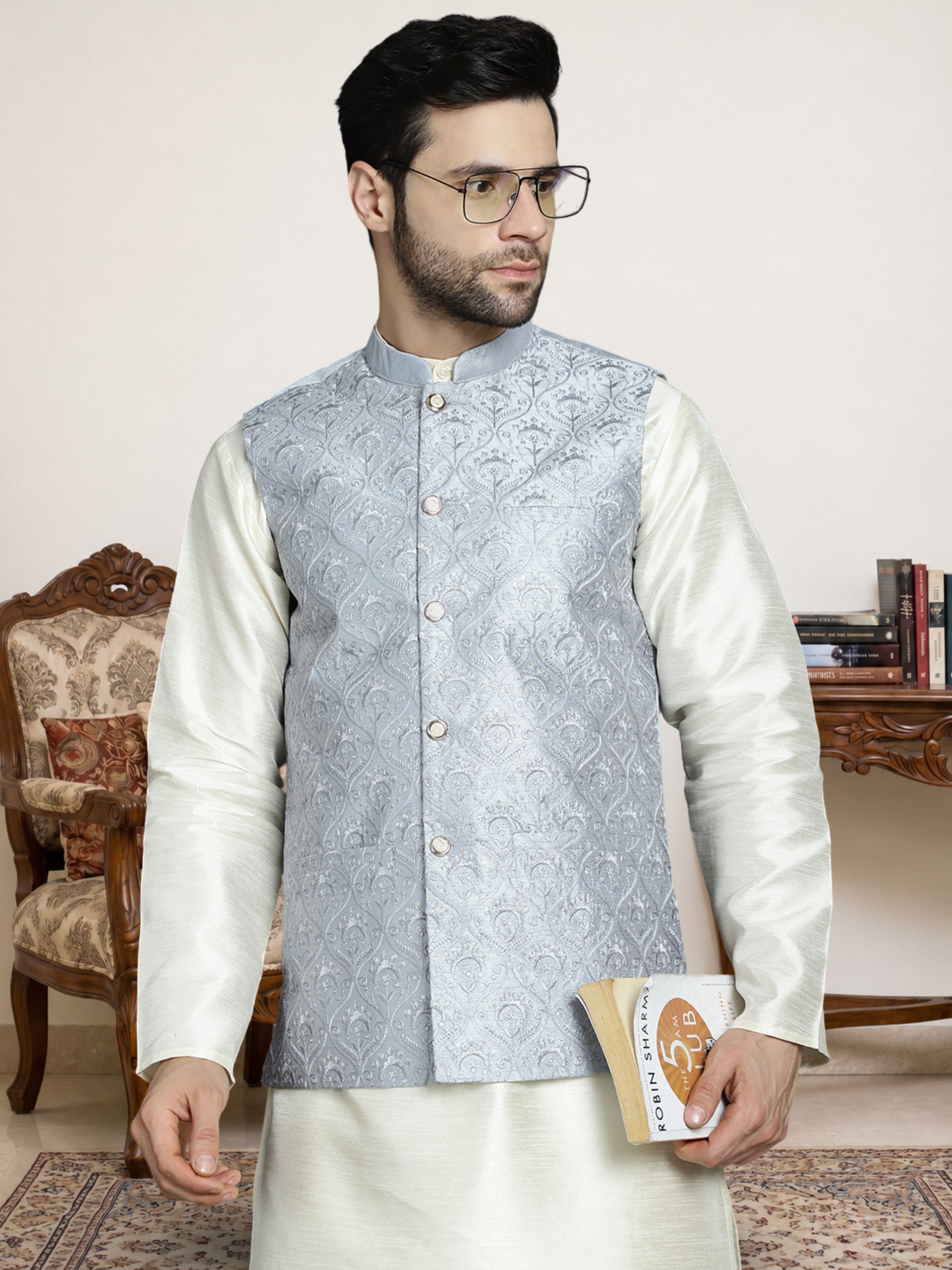 jompers Embroidered Men Waistcoat-picture-45