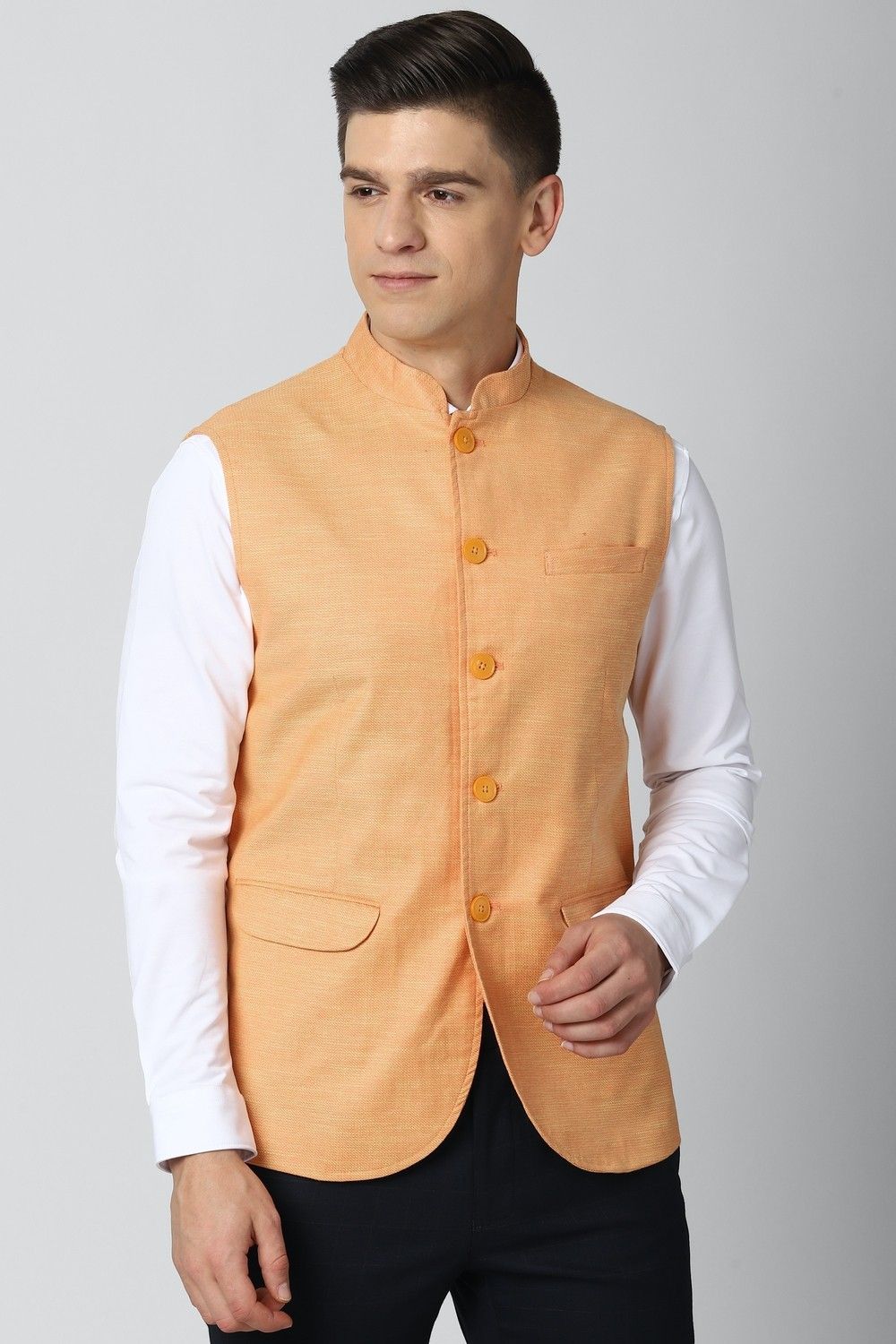 peter england Solid Men Waistcoat-picture-17