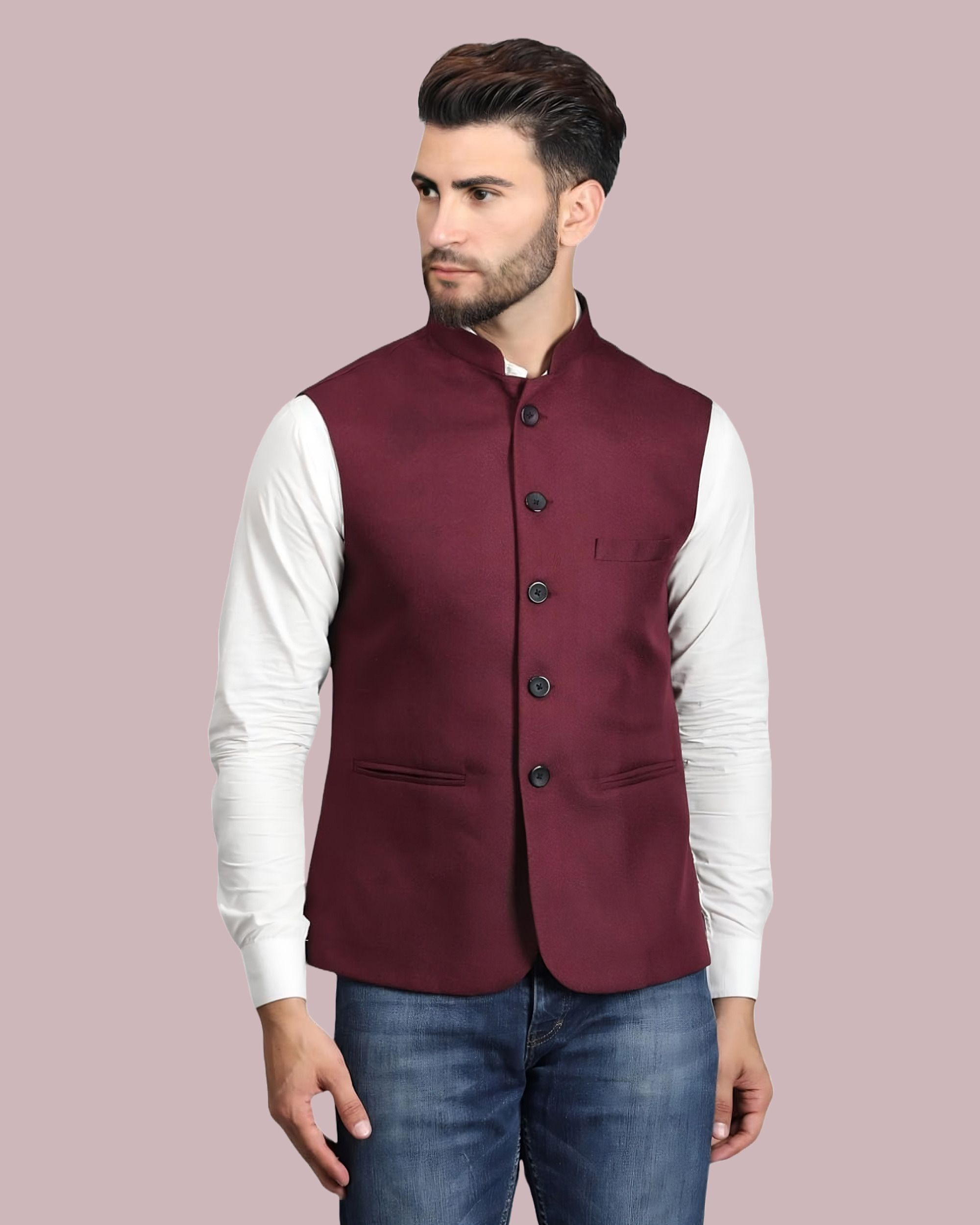 rocksy Solid Men Waistcoat-picture-21