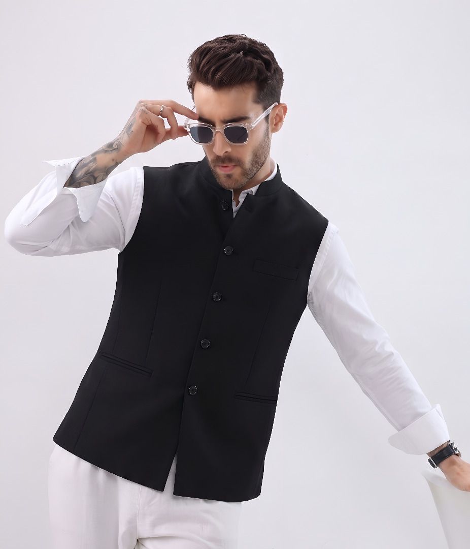 purever india Solid Men Waistcoat-picture-41