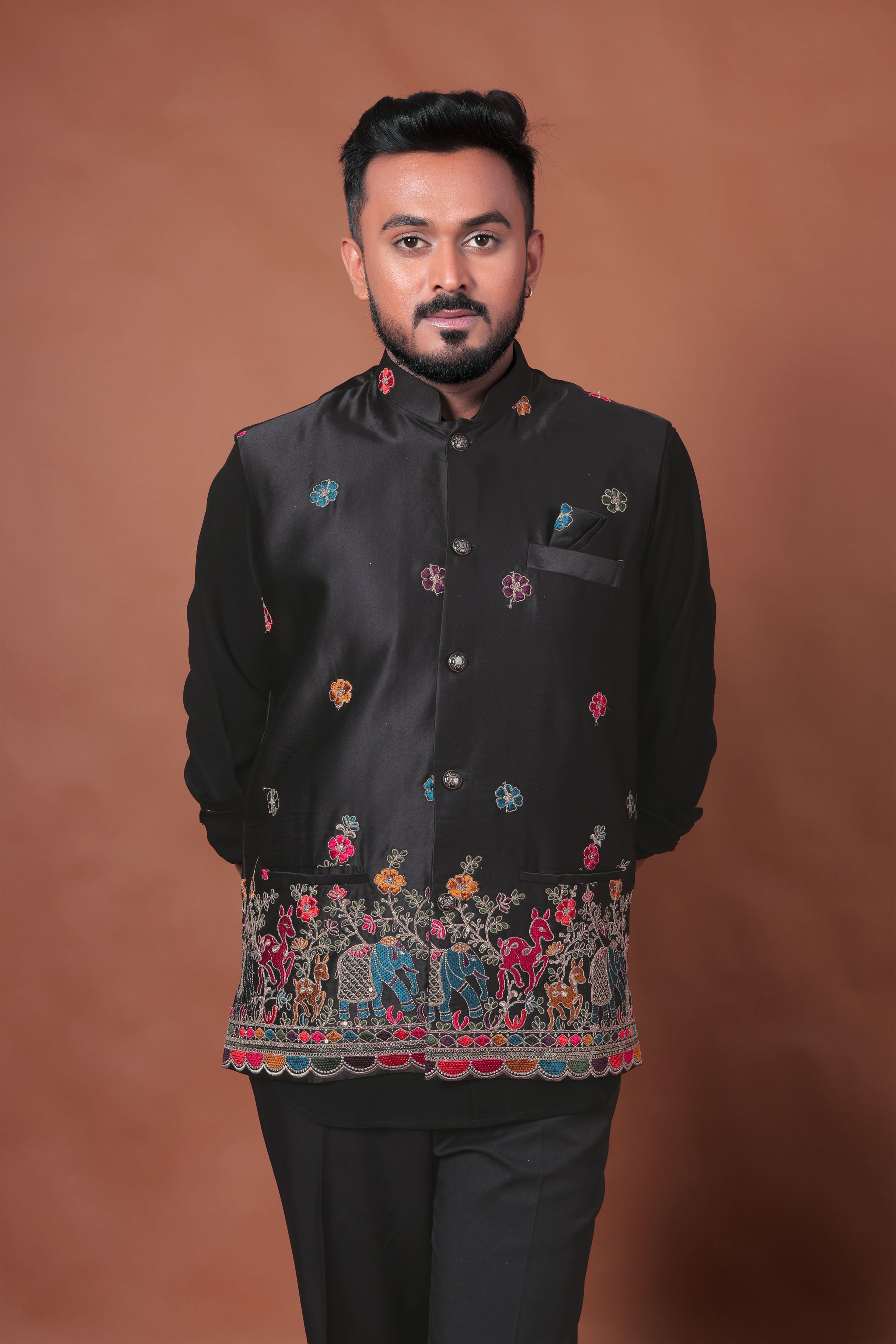 varbandhan Embroidered Men Waistcoat-picture-20