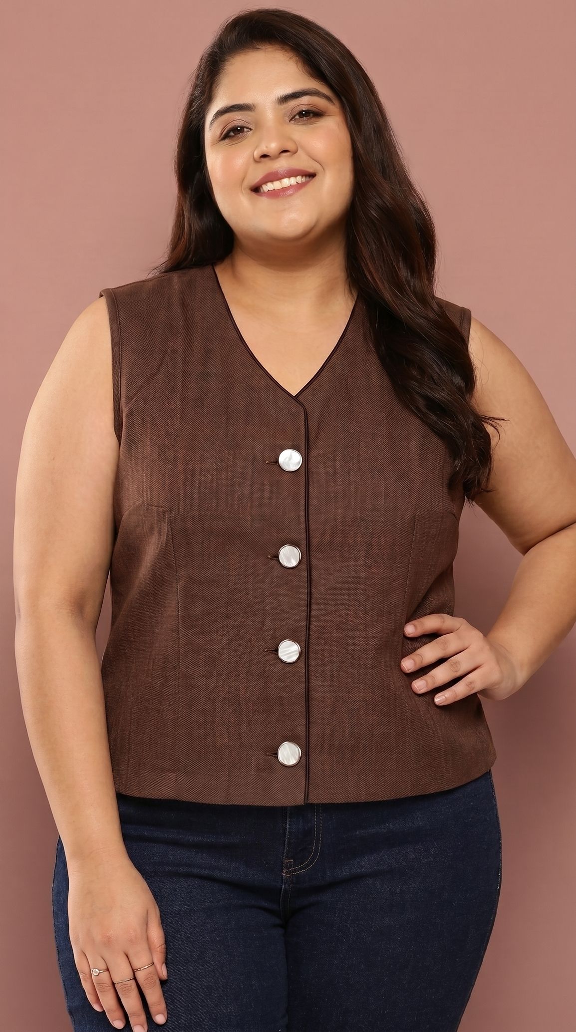 perfect productions Solid Women Waistcoat-picture-10