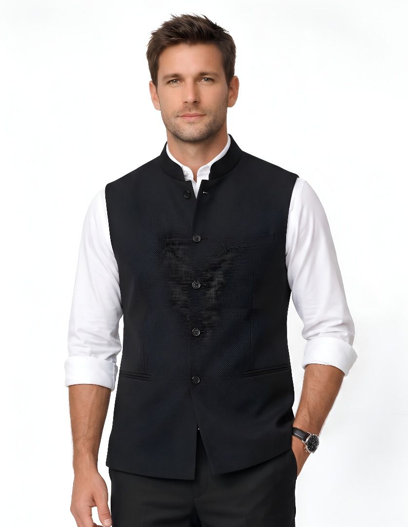 cadmon Solid Men Waistcoat-picture-20