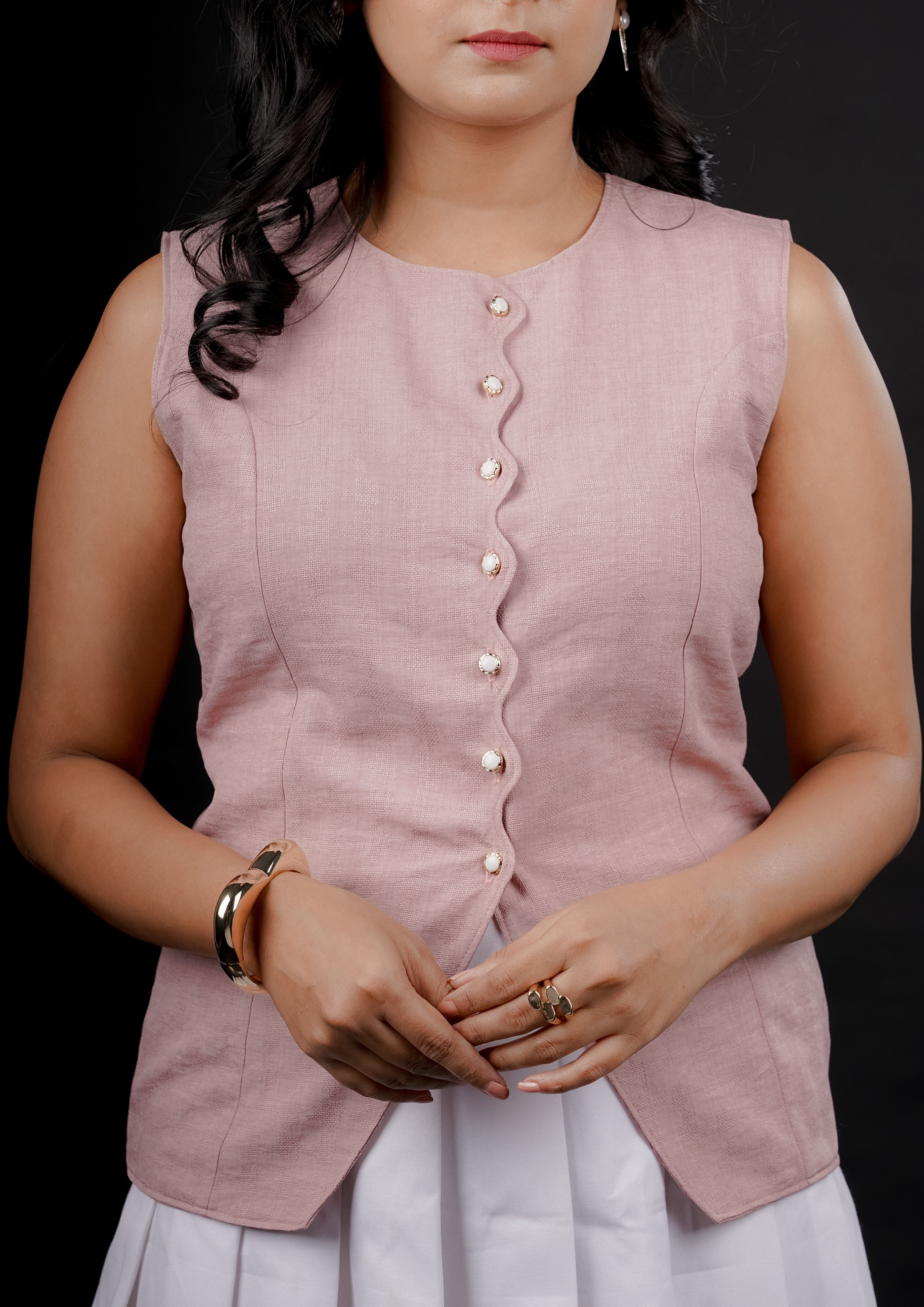 reve atelier Self Design Women Waistcoat-picture-26