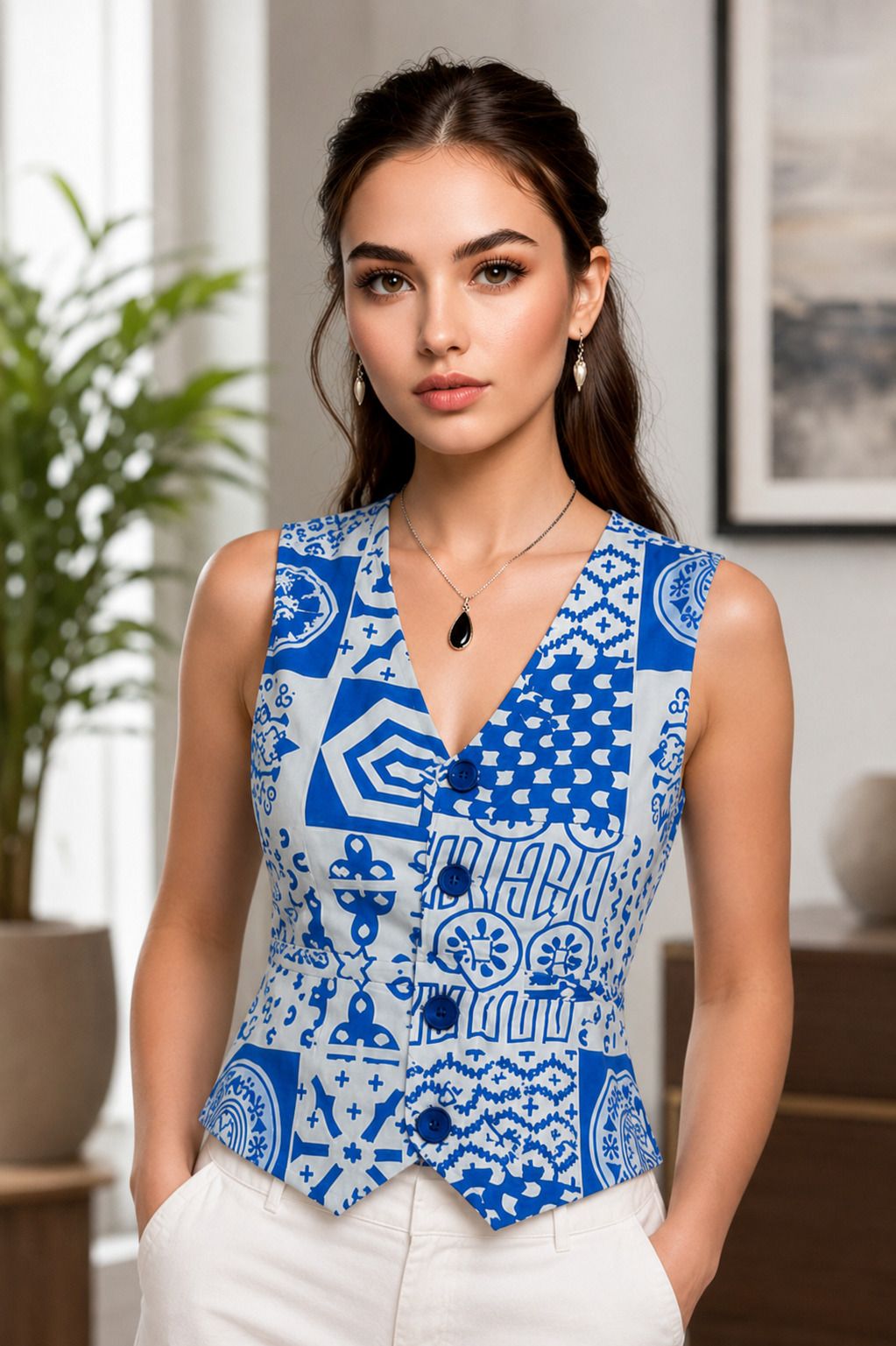 bhavyaexports Printed Women Waistcoat-picture-20