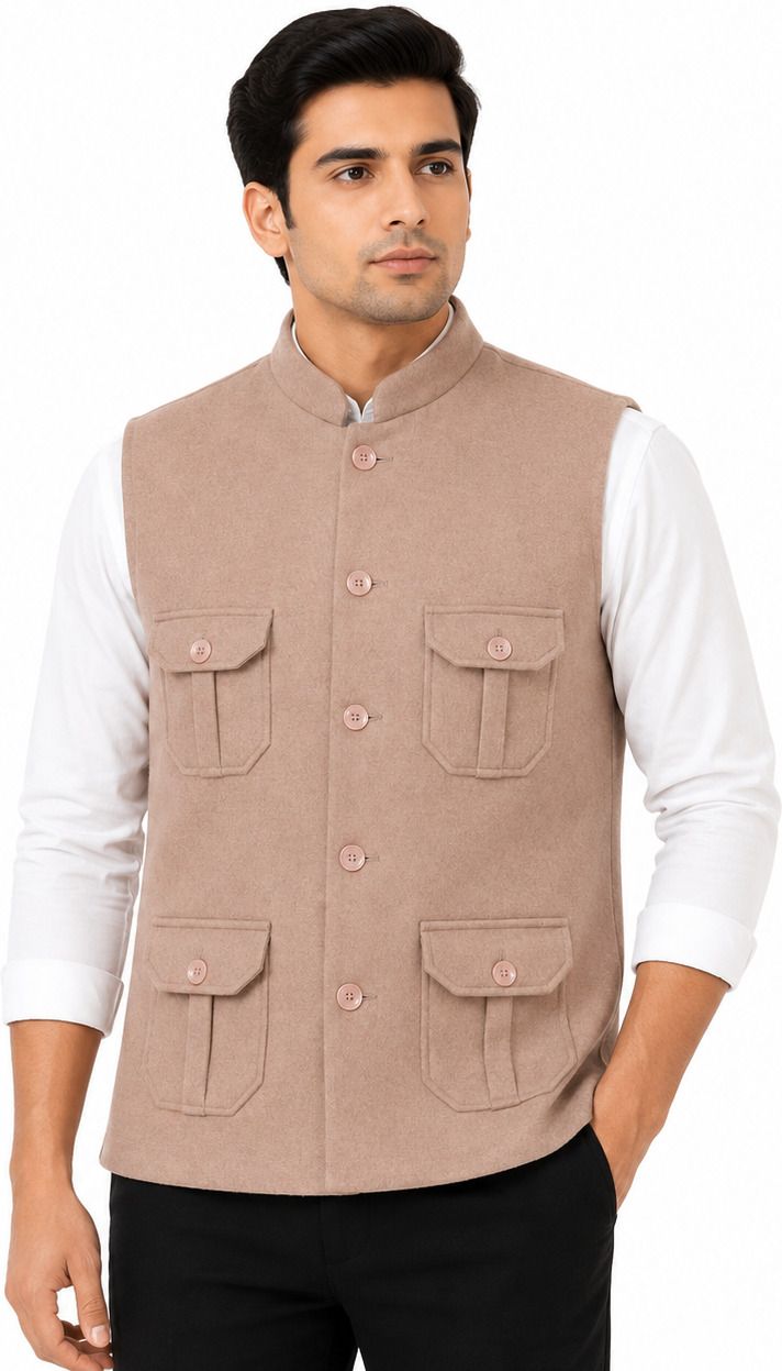 Solid Men Waistcoat-image-42