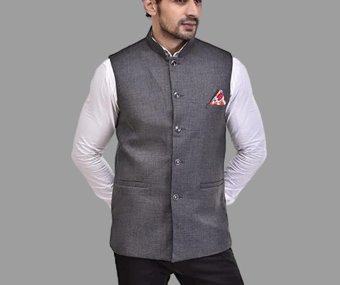 Solid Men Waistcoat-image-38