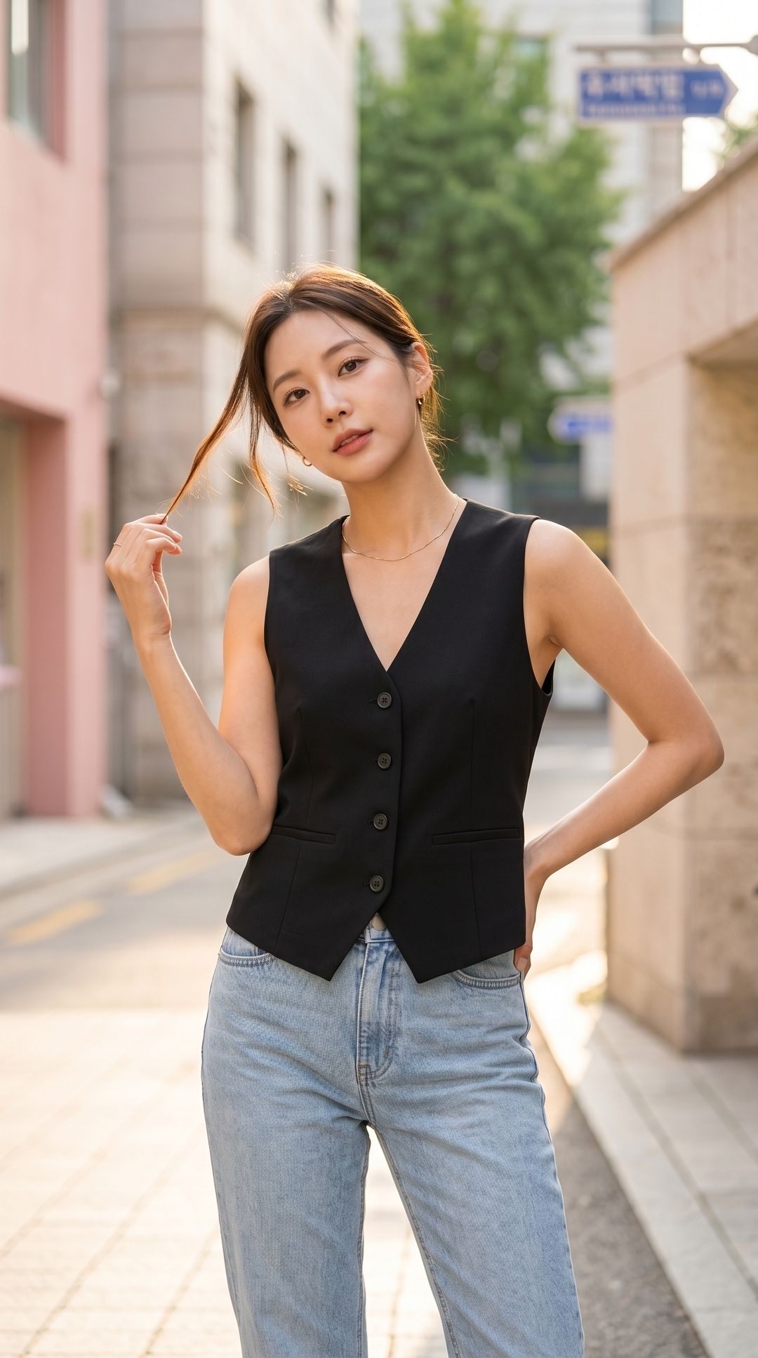 maykr Solid Women Waistcoat-picture-15