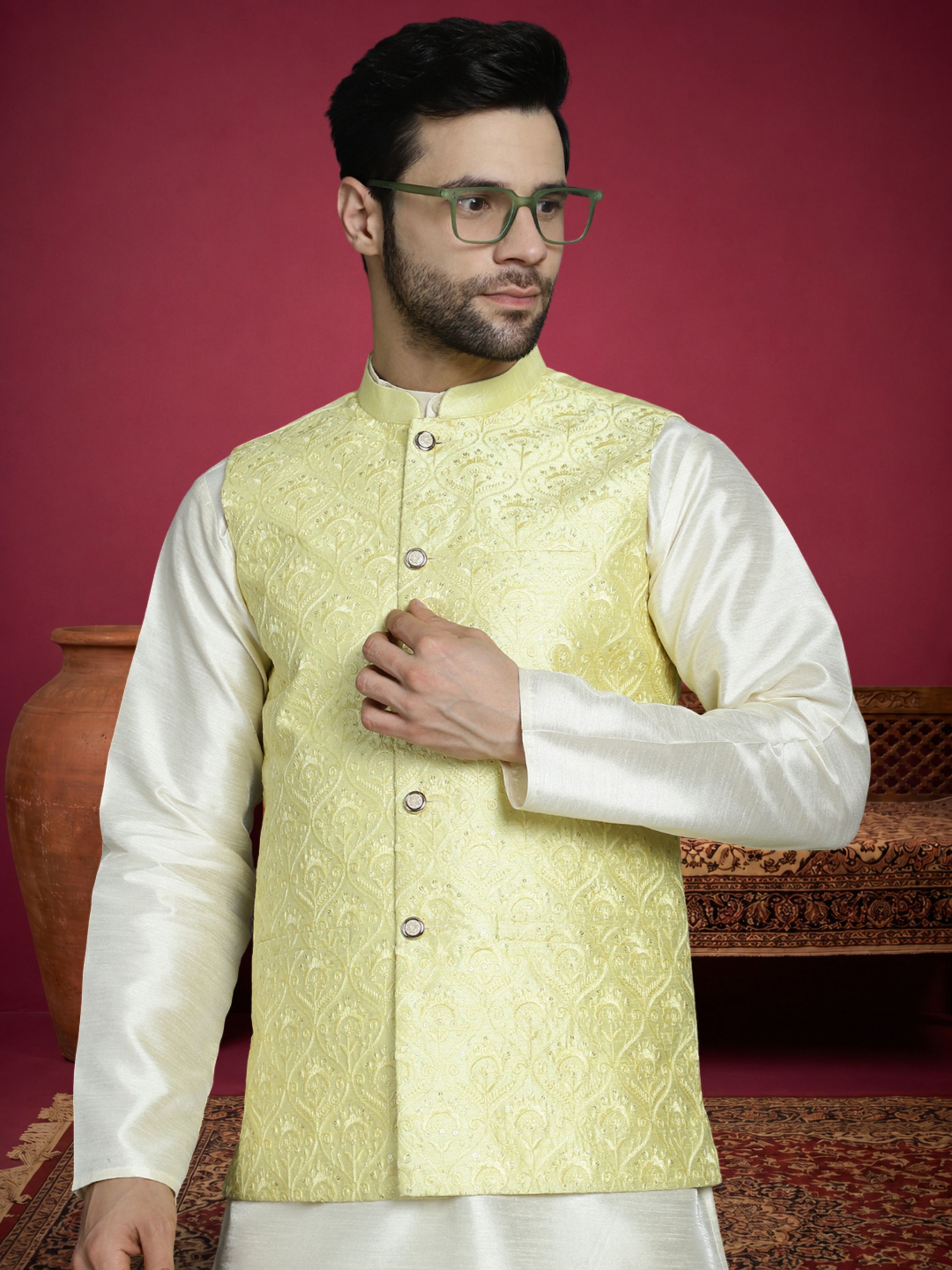 jompers Embroidered Men Waistcoat-picture-39