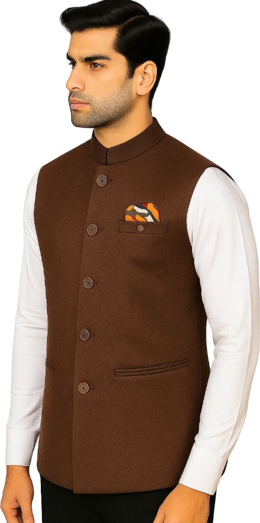 risani Woven Men Waistcoat-picture-15
