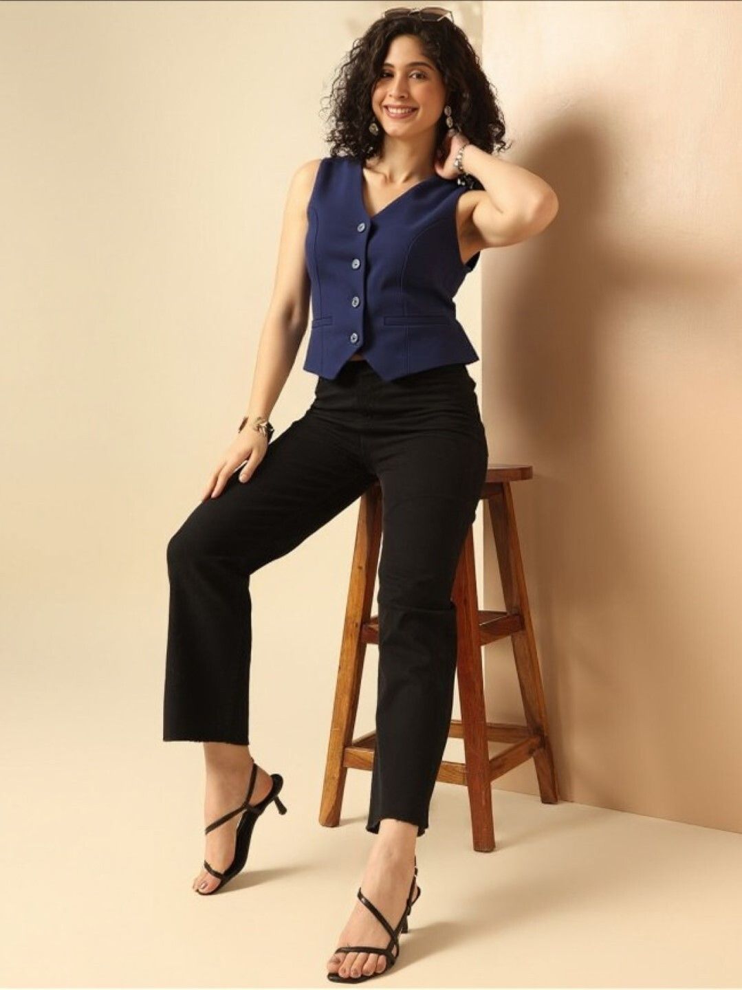 Solid Women Waistcoat