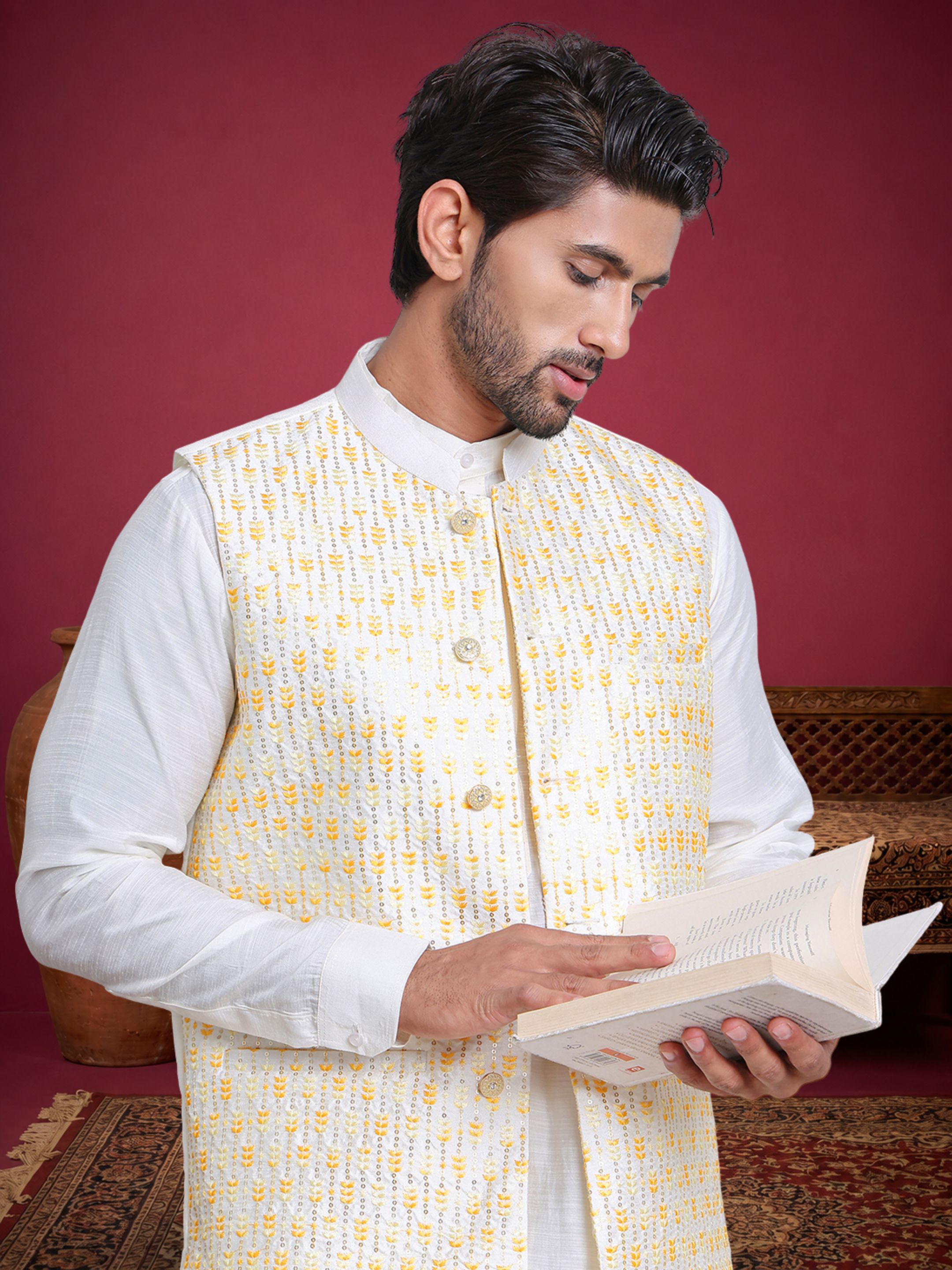 jompers Embroidered Men Waistcoat-picture-11