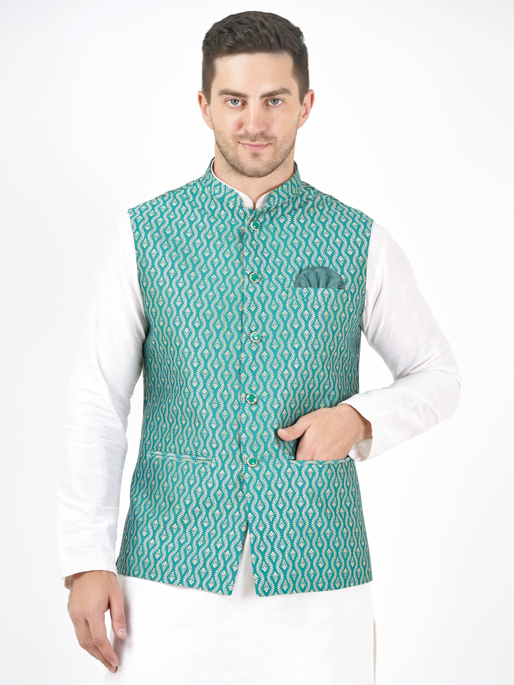 badoliya & sons Embellished Men Waistcoat-picture-13