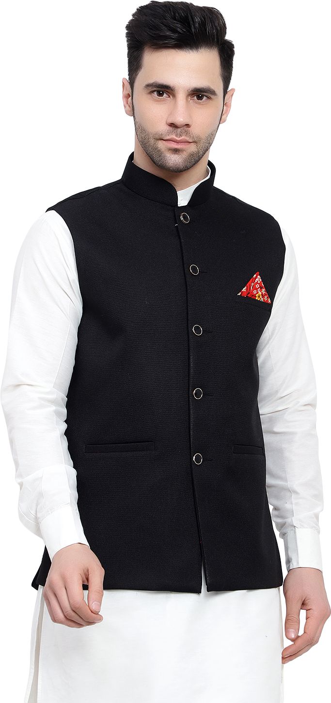 givon Solid Men Waistcoat-picture-12