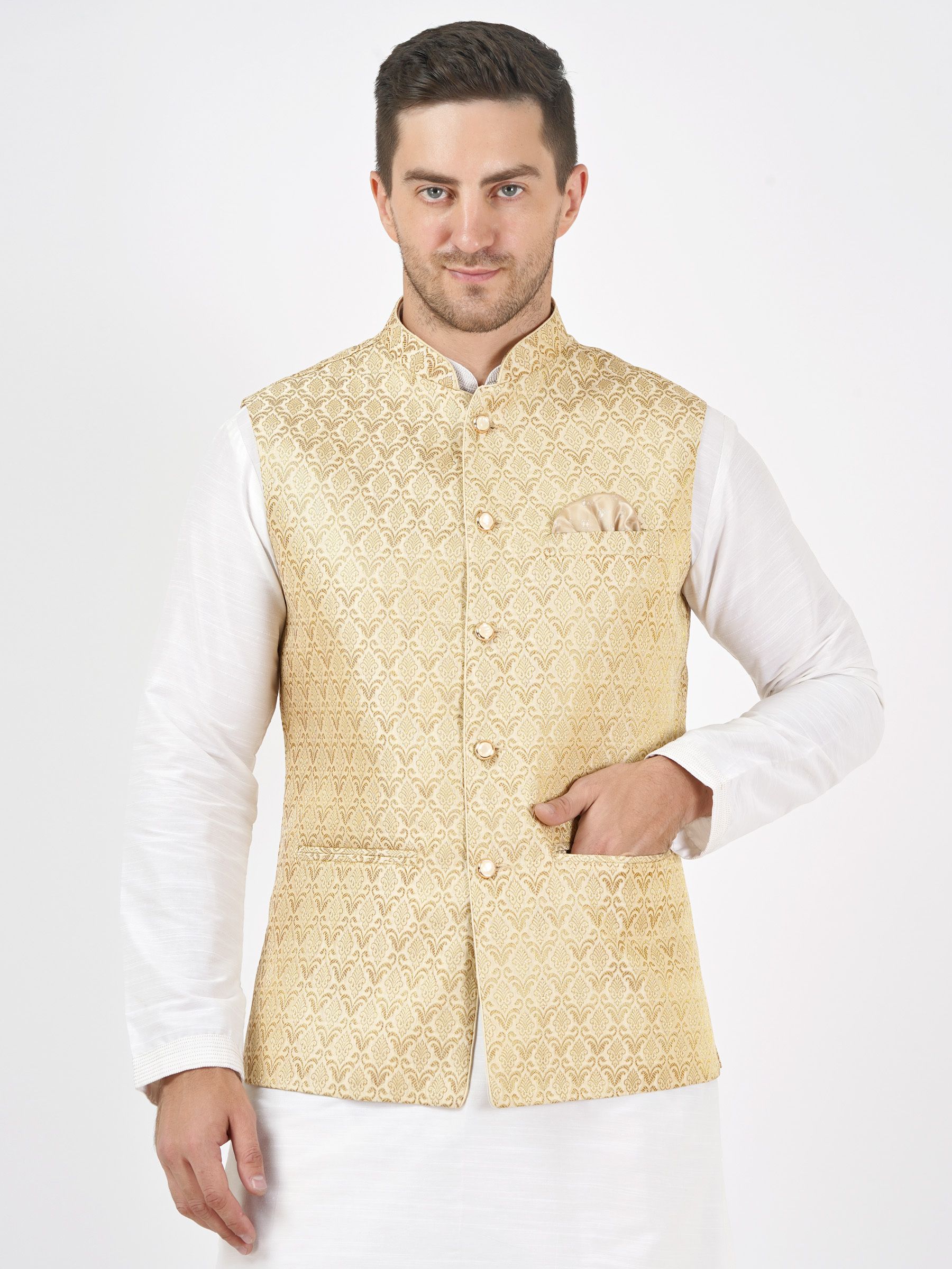 badoliya & sons Embellished Men Waistcoat-picture-0