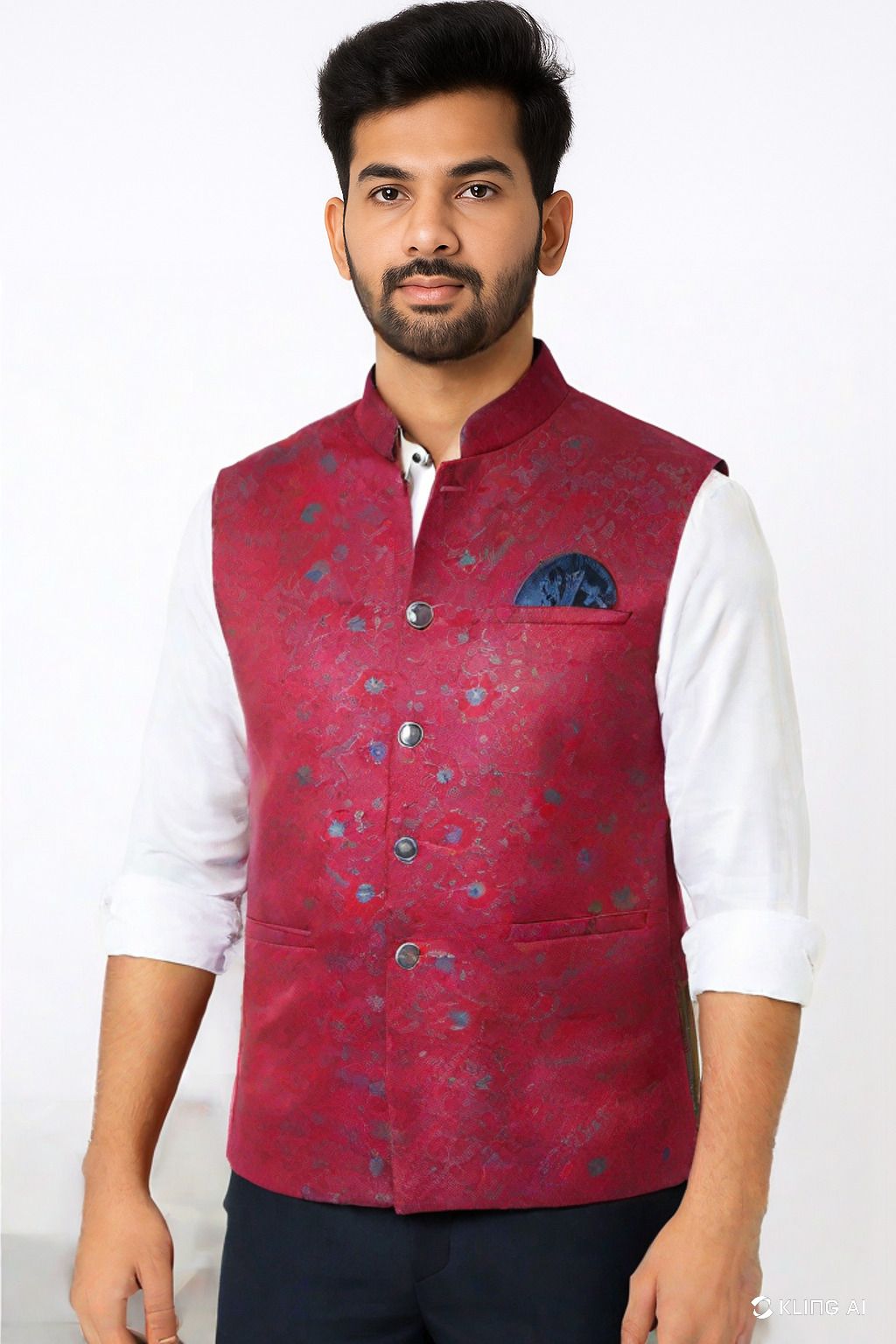 allaiwon Solid Men Waistcoat-picture-24