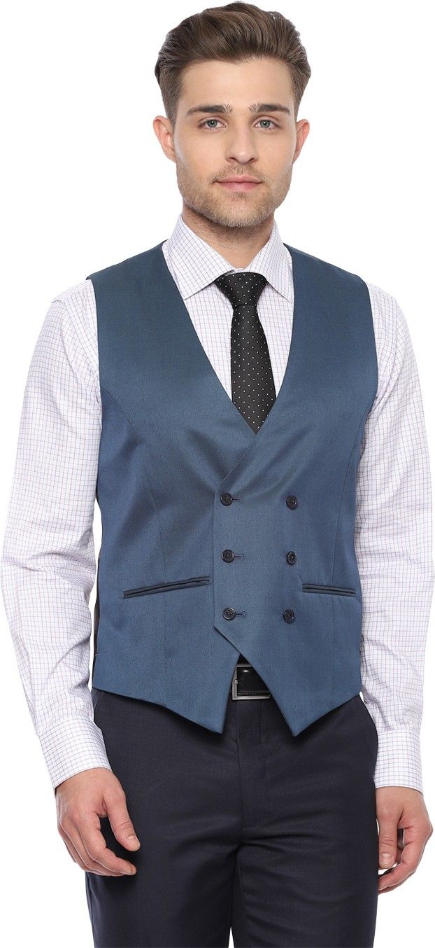 louis philippe Solid Men Waistcoat-picture-25