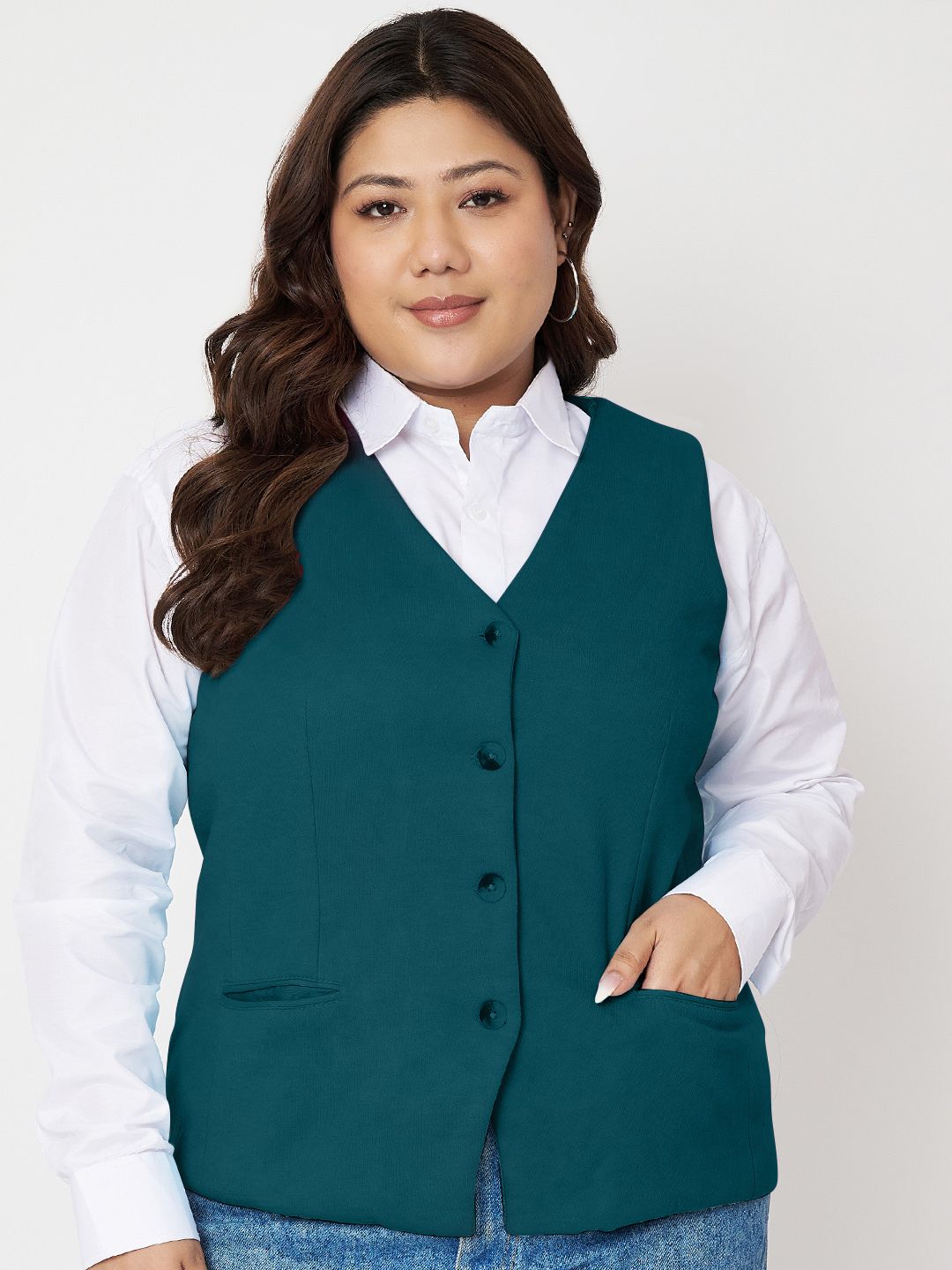brinns Solid Women Waistcoat-picture-22
