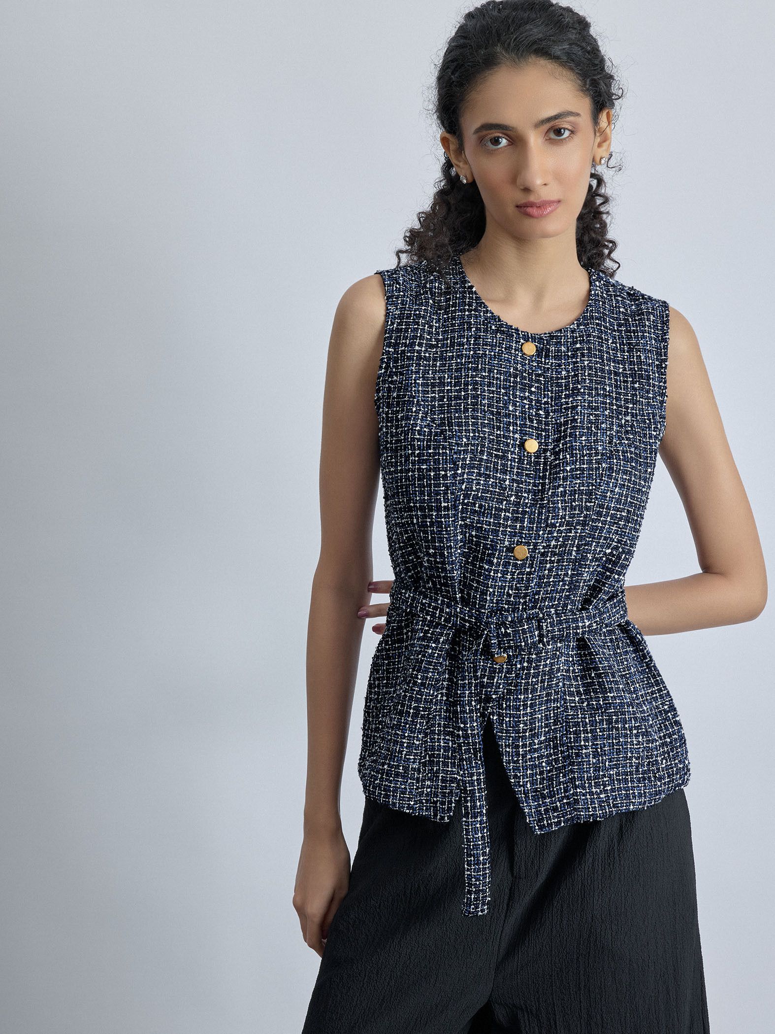 the label life Woven Women Waistcoat-picture-17