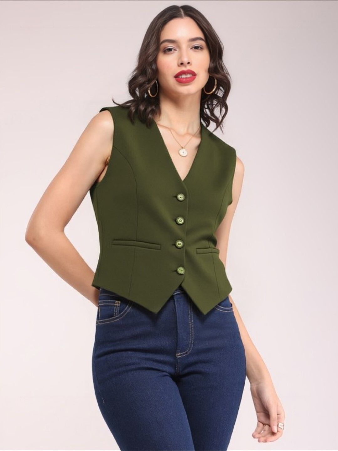 theclassictogs Solid Women Waistcoat-picture-29