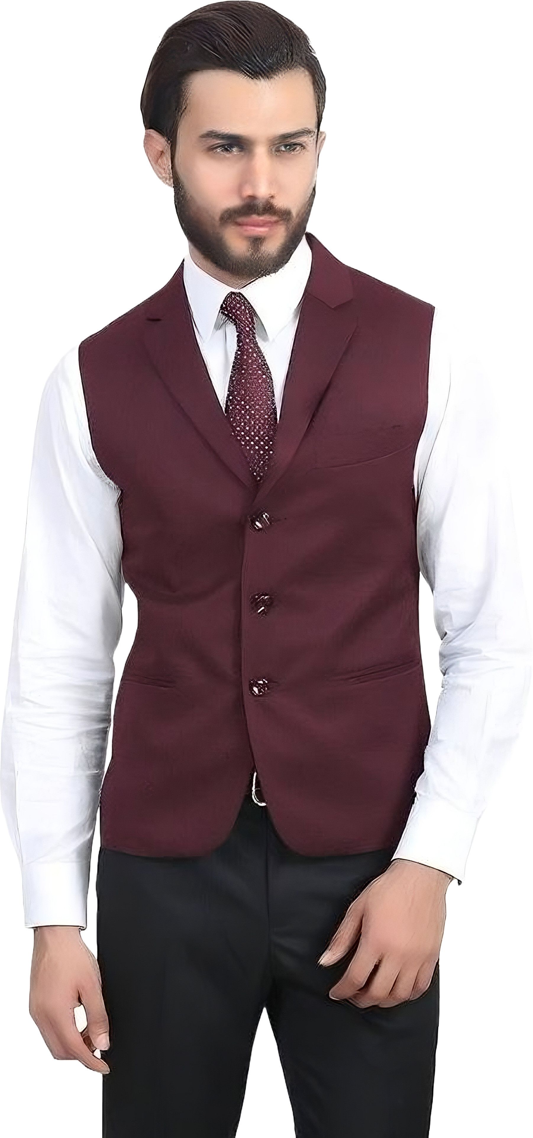 Solid Men Waistcoat-image-45
