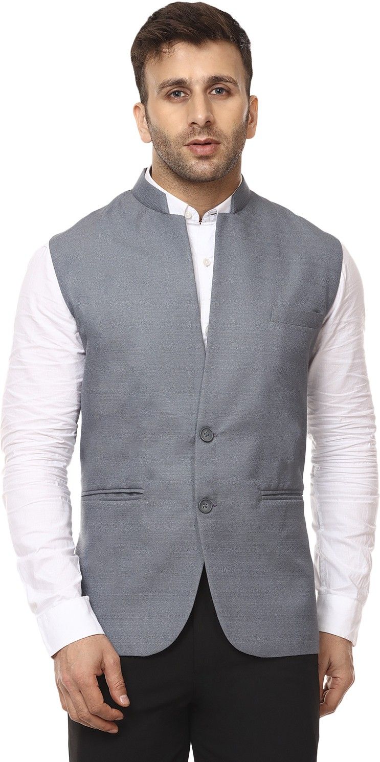 jihuzur Solid Men Waistcoat-picture-12