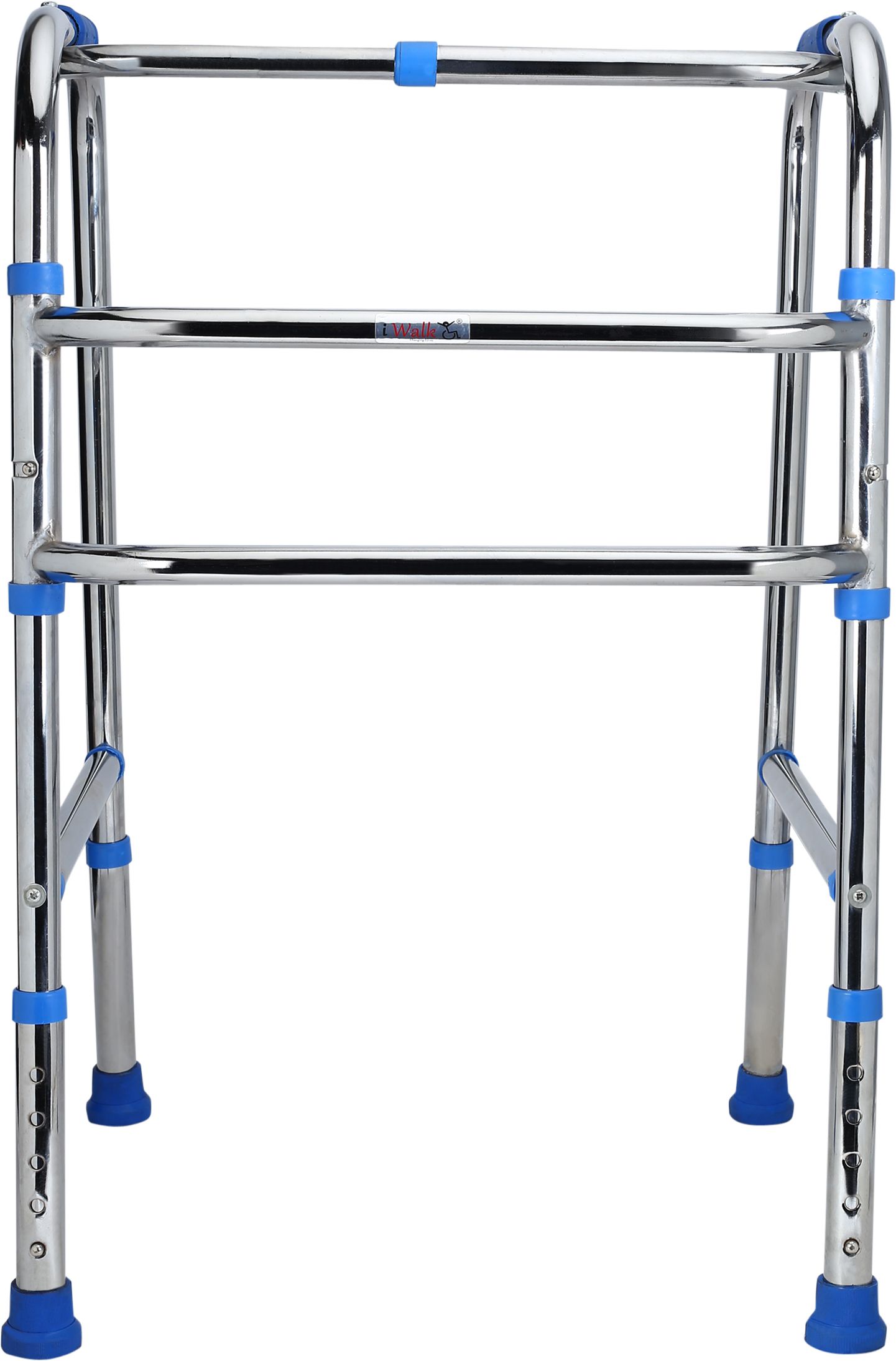 iwalk Height Adjustable & Foldable Double Bar | Heavy Duty | Injured & Aged People Walking Stick-picture-23