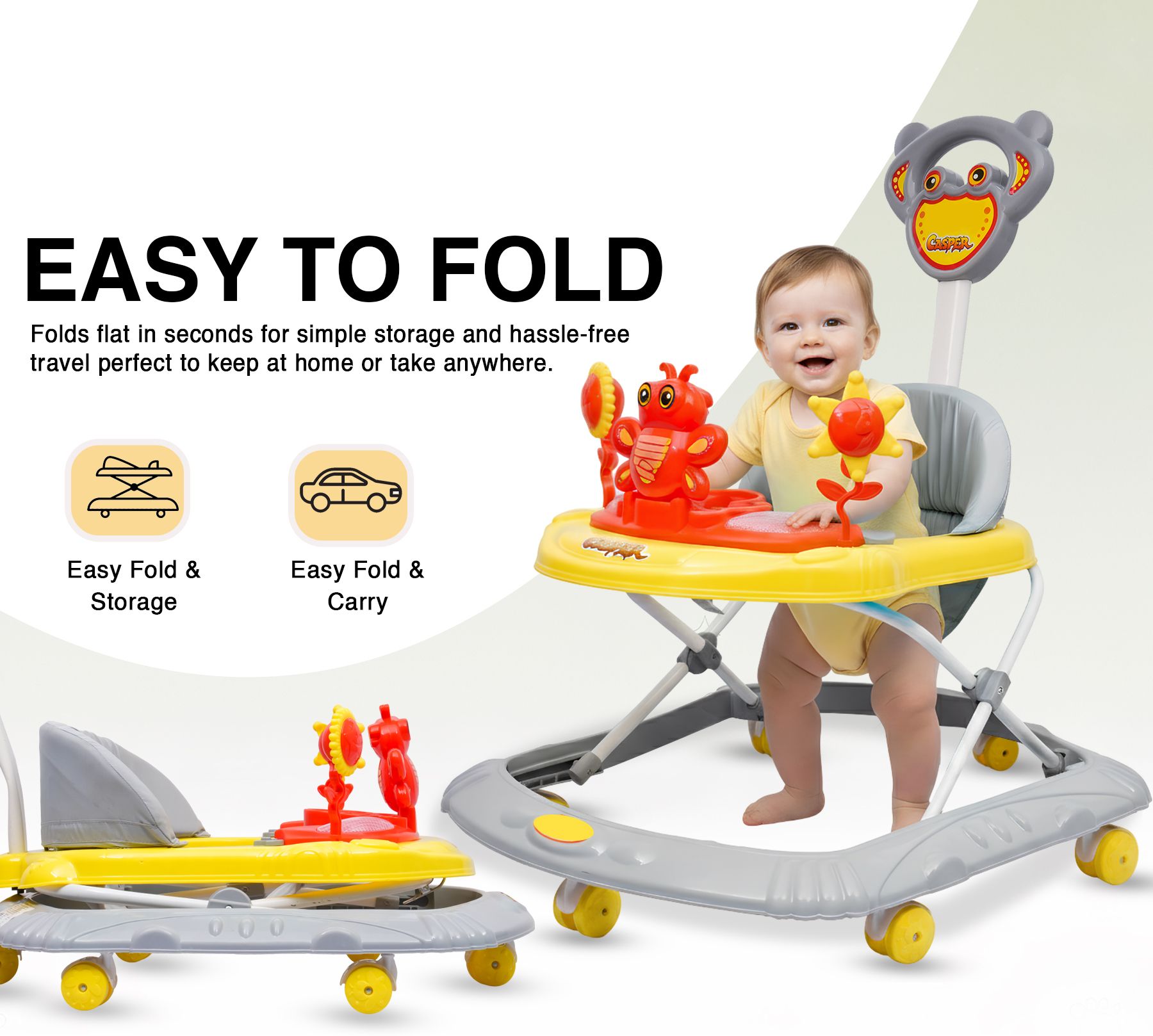 little funky Musical Activity Walker With Parent Rod-picture-40