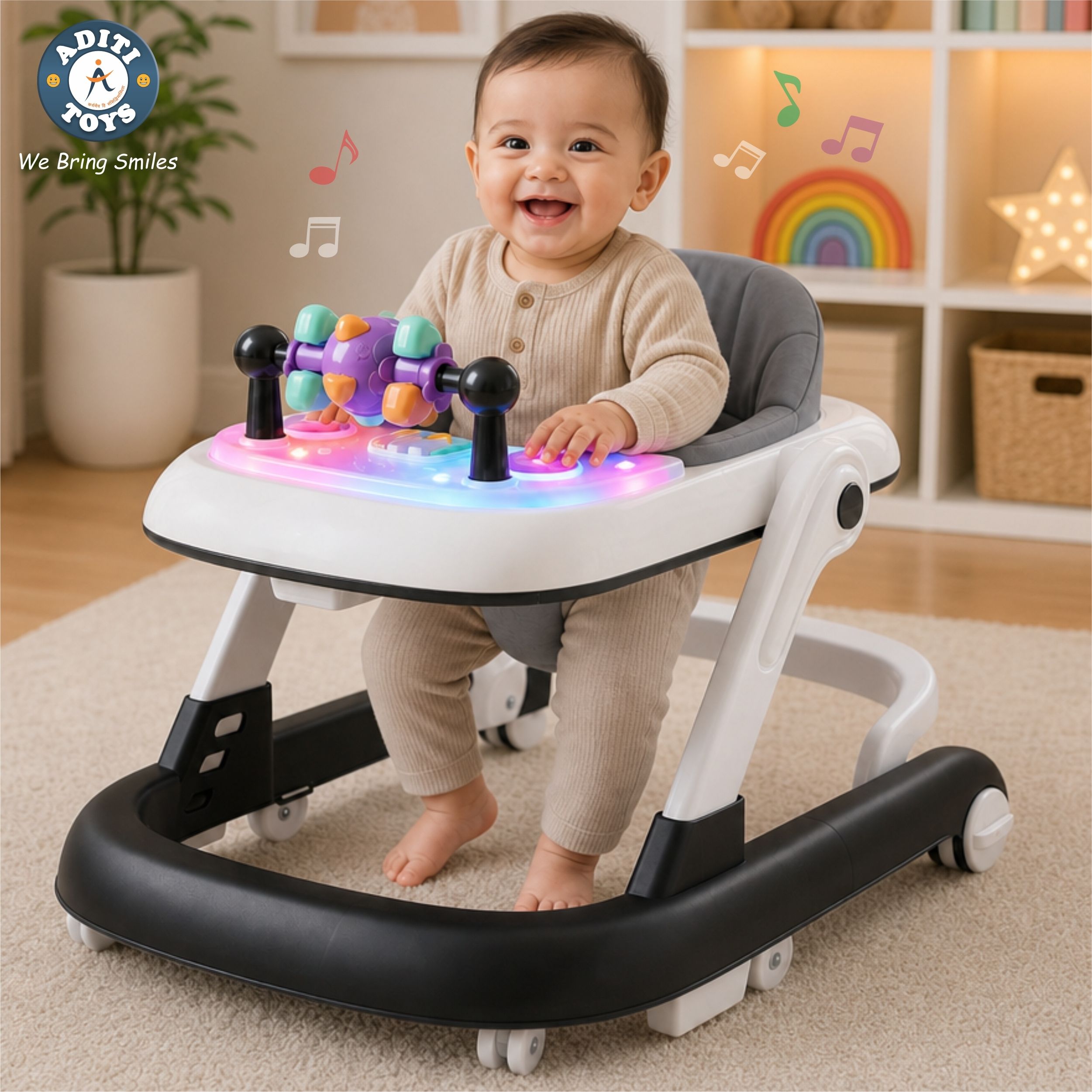 aditi toys Musical 2-in-1 Walker-picture-42