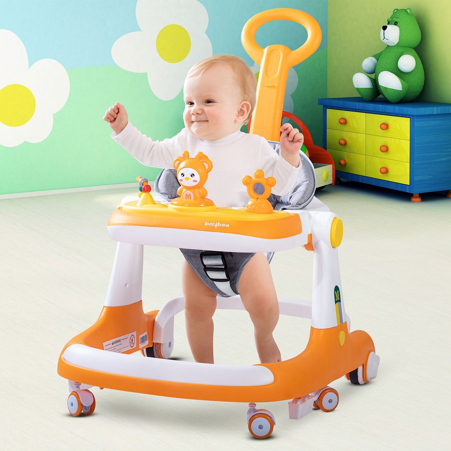 baybee Musical 2-in-1 Walker With Parent Rod-picture-17