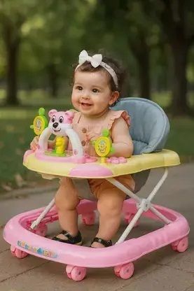 panda baby products Musical Activity Walker With Parent Rod-picture-15