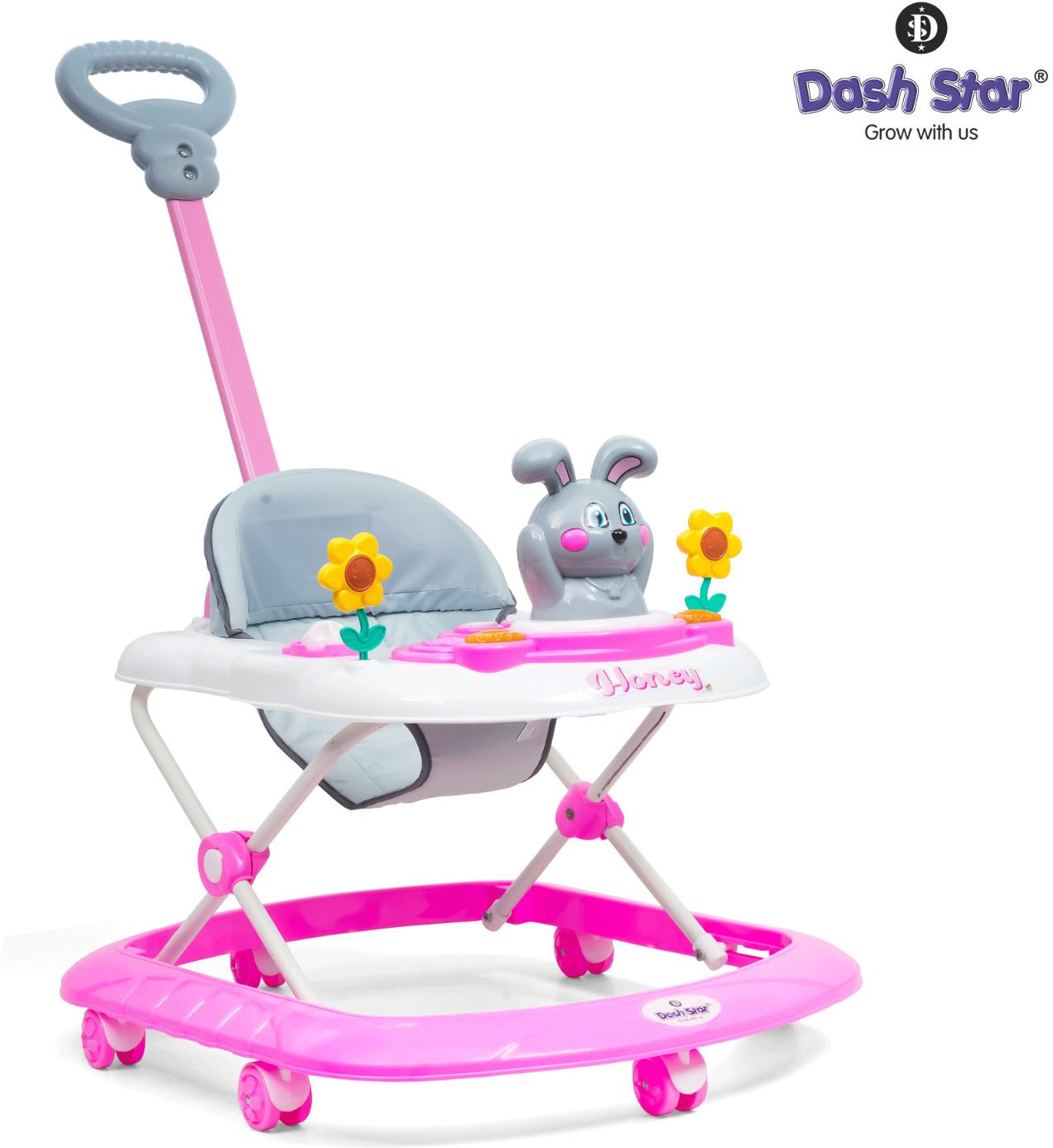 dash star Musical Activity Walker With Parent Rod-picture-14