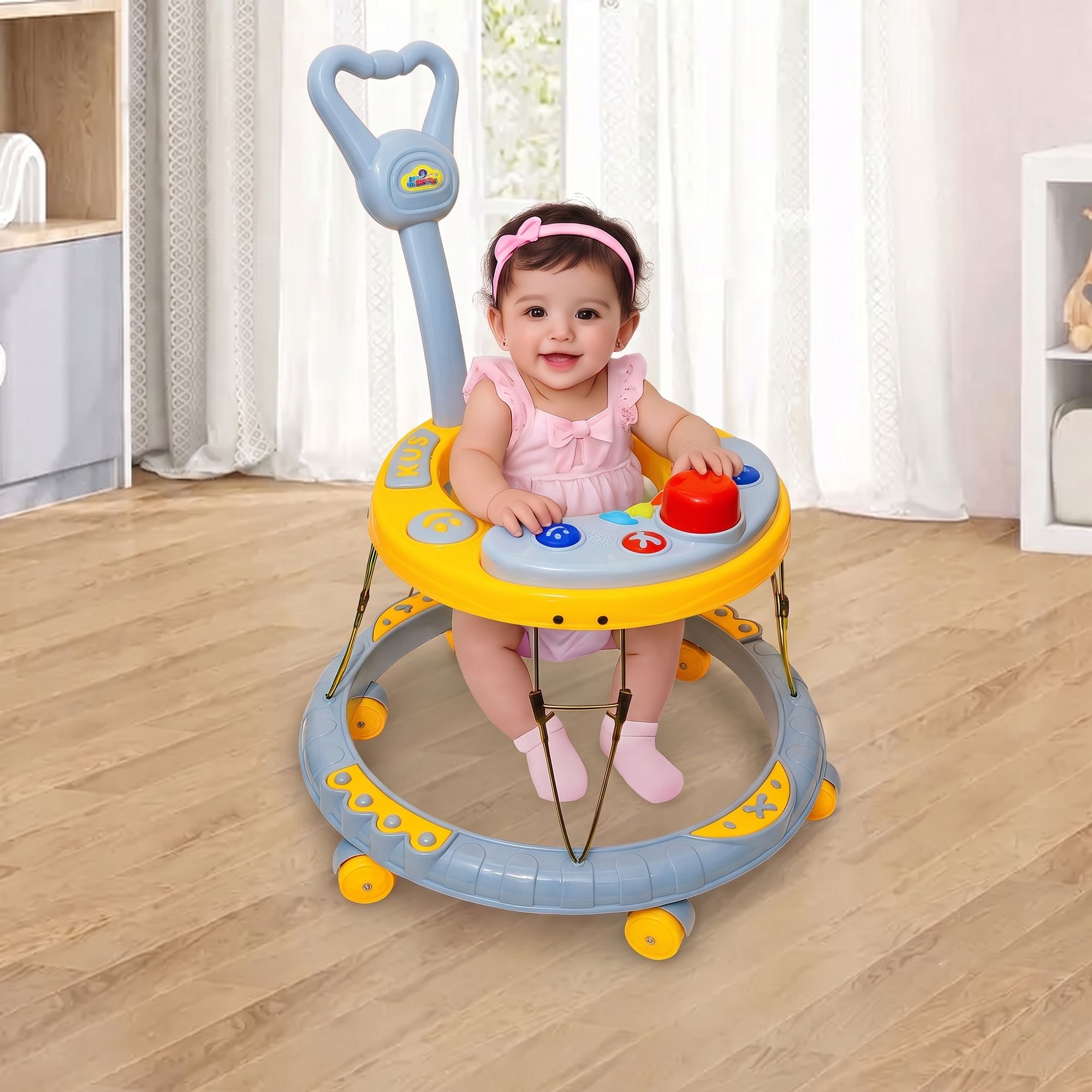 bullzeye Musical Activity Walker With Parent Rod-picture-24