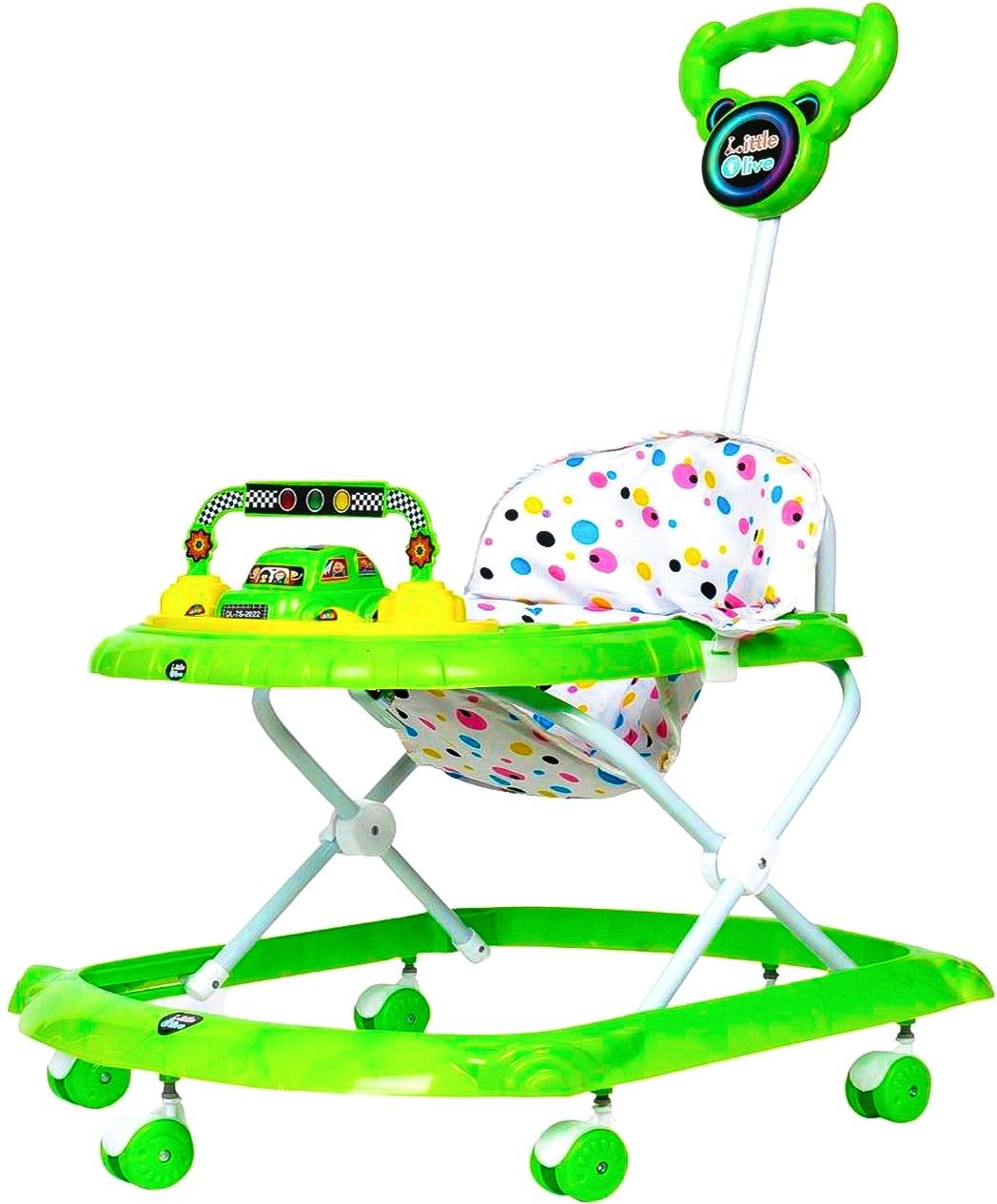 little olive Musical Activity Walker With Parent Rod-picture-14