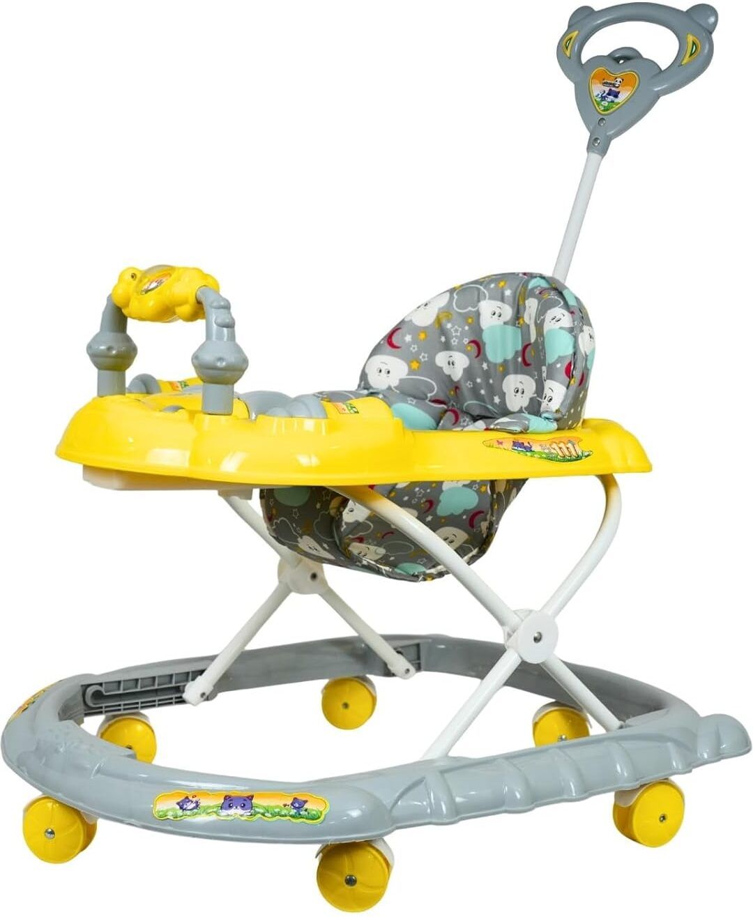 panda baby products Musical Activity Walker With Parent Rod-picture-17