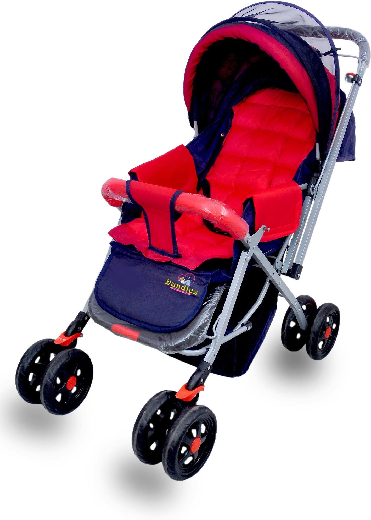 dandles Baby Stroller and Pram with Sunrise &Mosquito Net and Wheel Breaks Stroller-picture-32