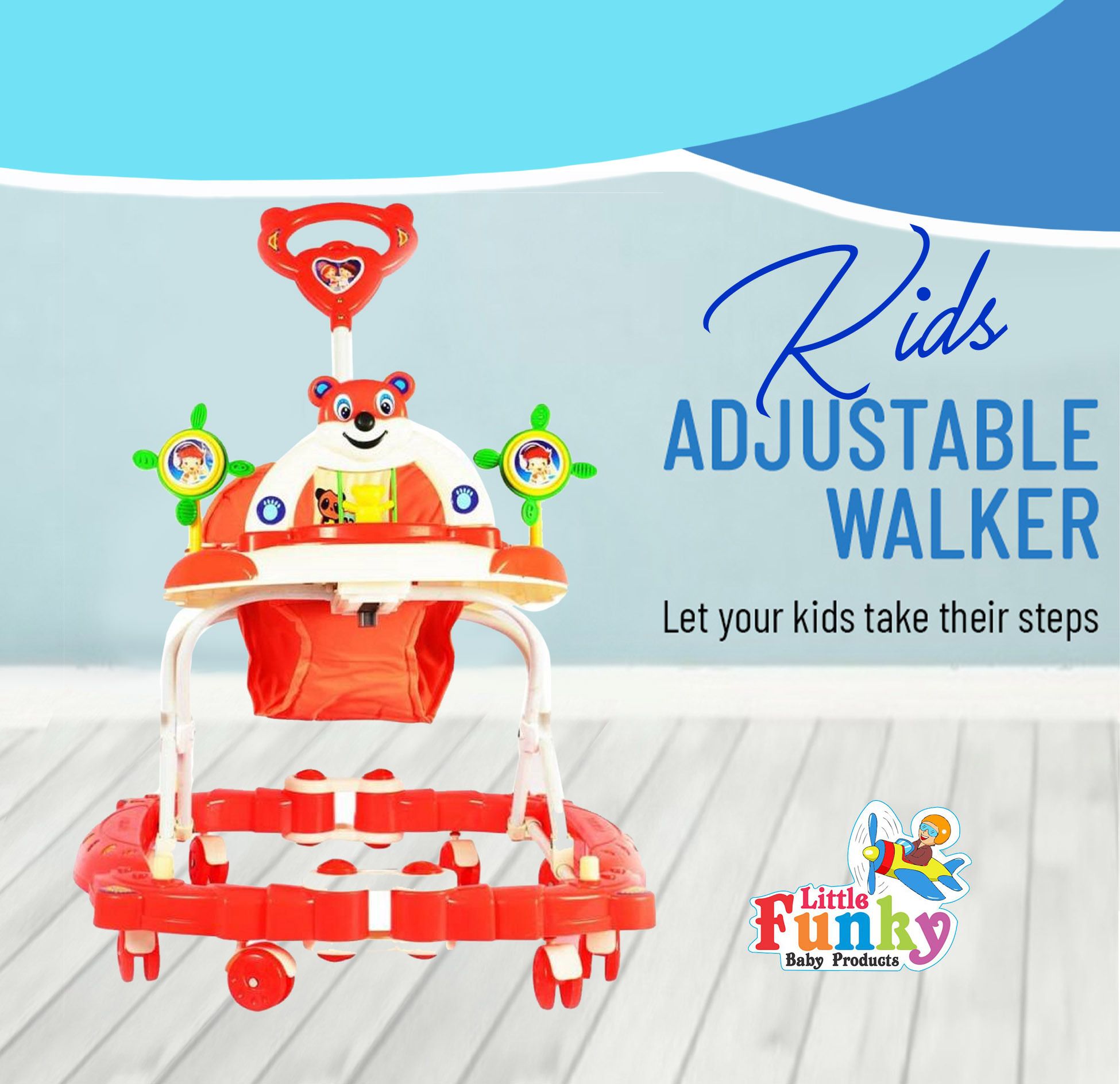 Musical Walker & Rocker With Parent Rod-image-7