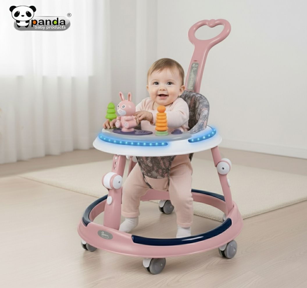 panda baby products Musical Activity Walker With Parent Rod-picture-26