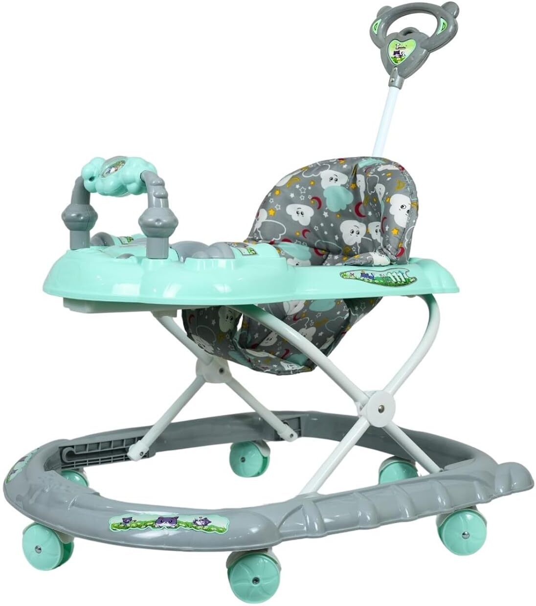 panda baby products Musical Activity Walker With Parent Rod-picture-23