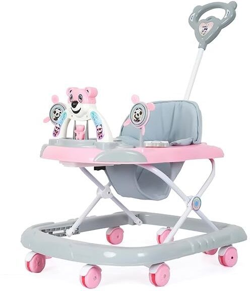 panda baby products Musical Activity Walker With Parent Rod-picture-30