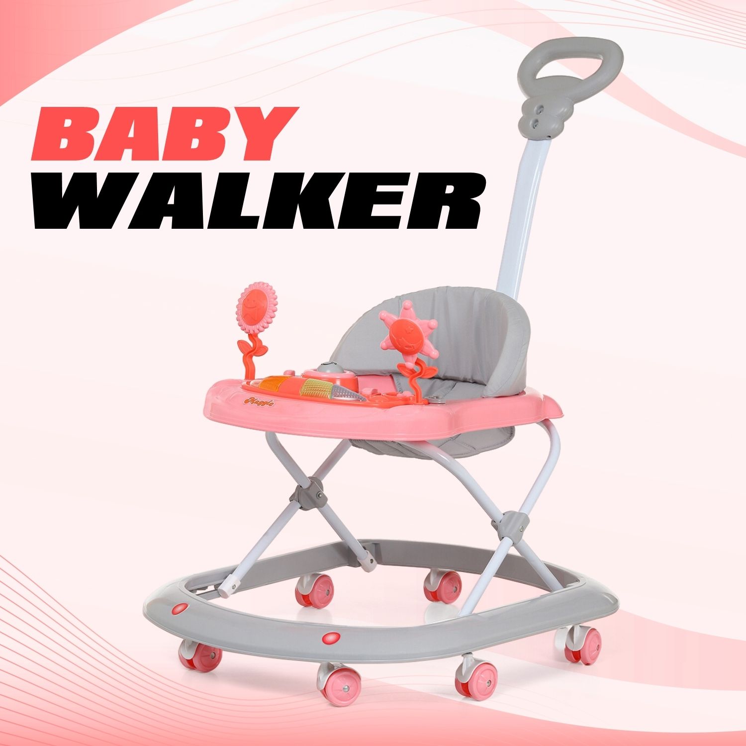 pandaoriginals Musical Activity Walker With Parent Rod-picture-16