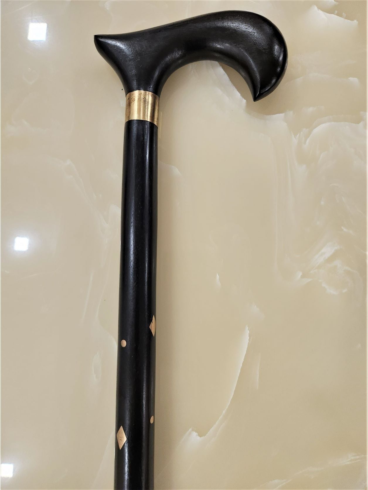 Black Wood Walking Stick-image-32