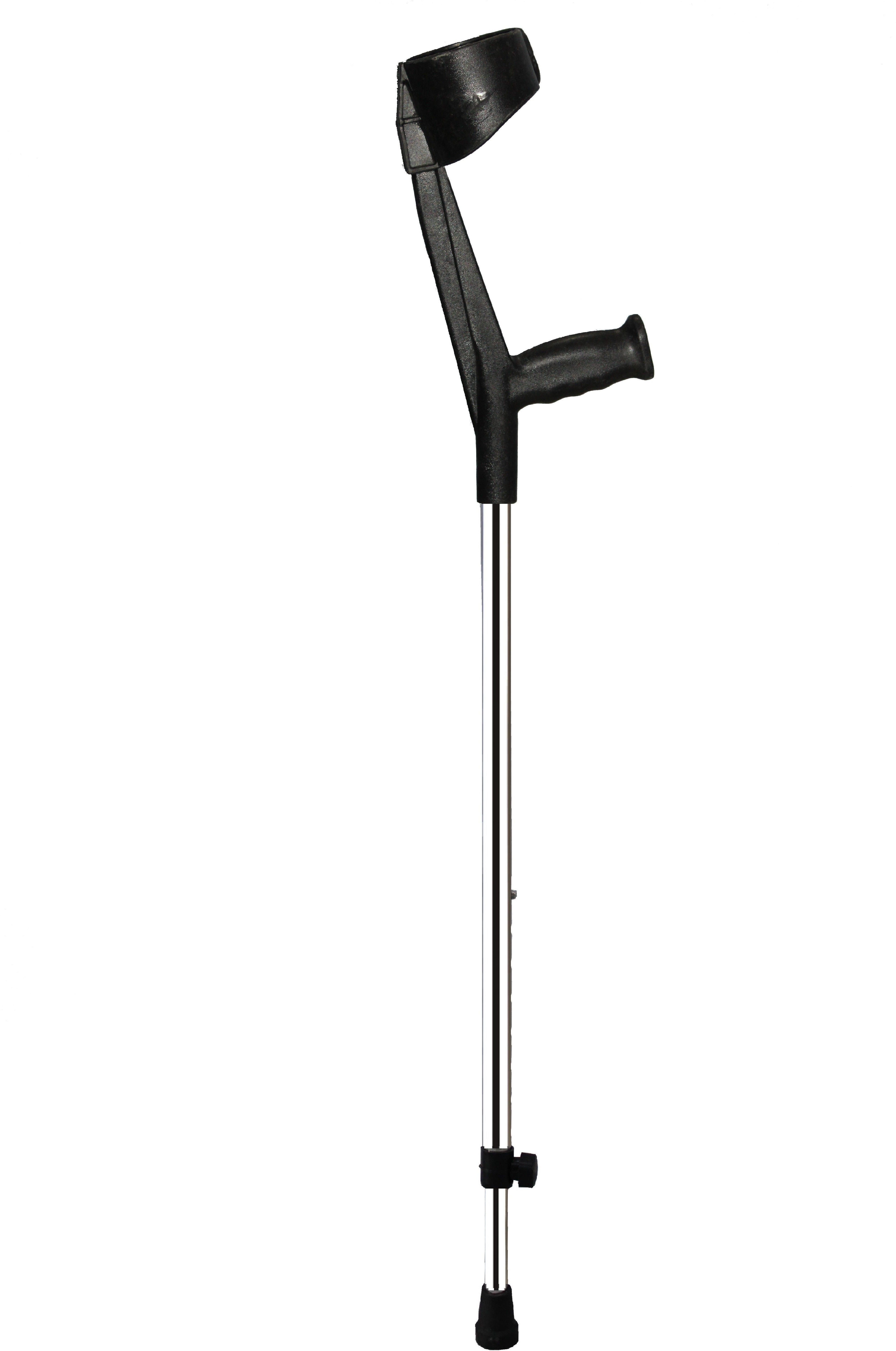 monolize Surgical Elbow Crutch Height Adjustable Black Walking Stick-picture-34