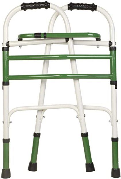 Light Weight Height Adjustable Foldable Walker for Adult & Old Age People Walking Stick-image-45
