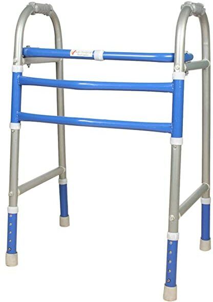 Portable Light Weight Height Adjustable Foldable WS 09 Walker Walking Stick-image-14