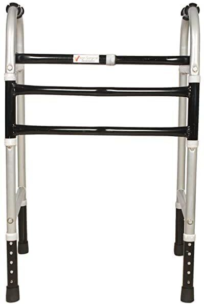 Adjustable Foldable Walker for Men Women Adult Patients & Old Age People Walking Stick-image-48