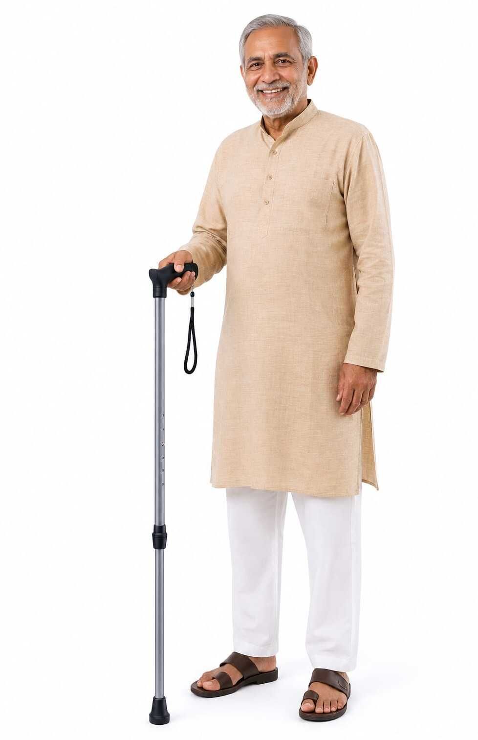 quvuz Walking Stick with Ergonomic Handle, Lightweight Height Adjustable For Senior Walking Stick-picture-27