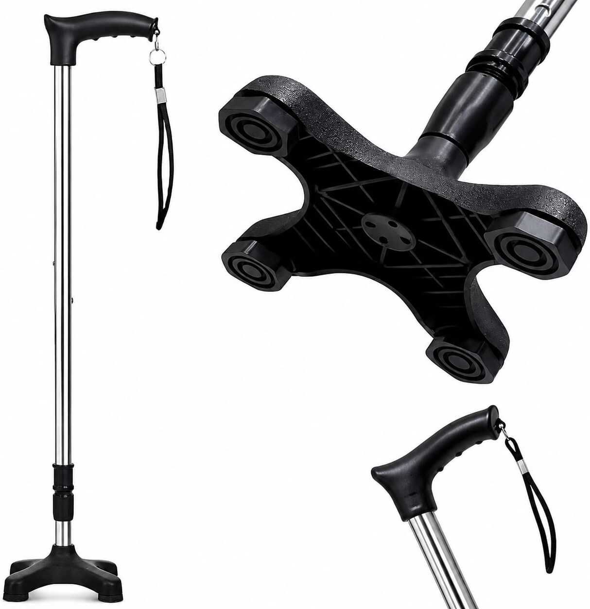 4 Leg Quadripod Walking Stick for Elderly Men & Women | Walking Stick-image-20