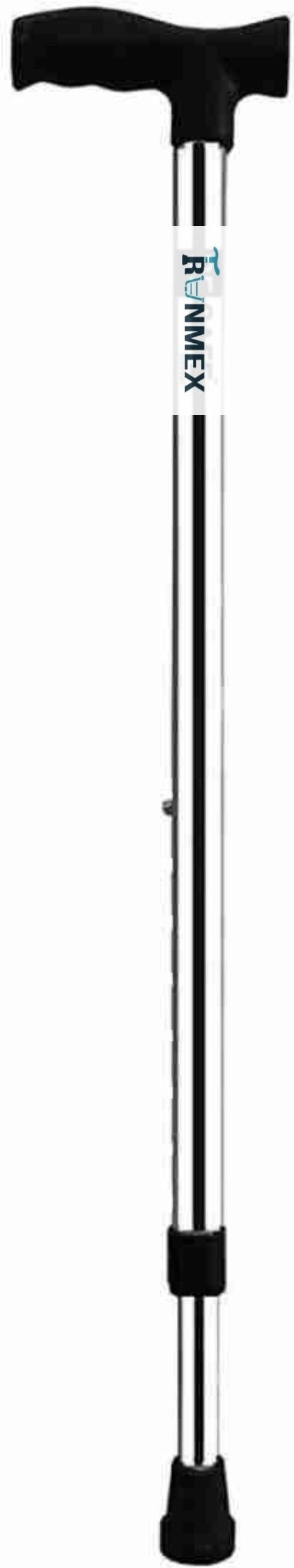 SURGICAL 1 Leg Chrome Height Adjustable Men/Women/Old People Walking Stick Walking Stick