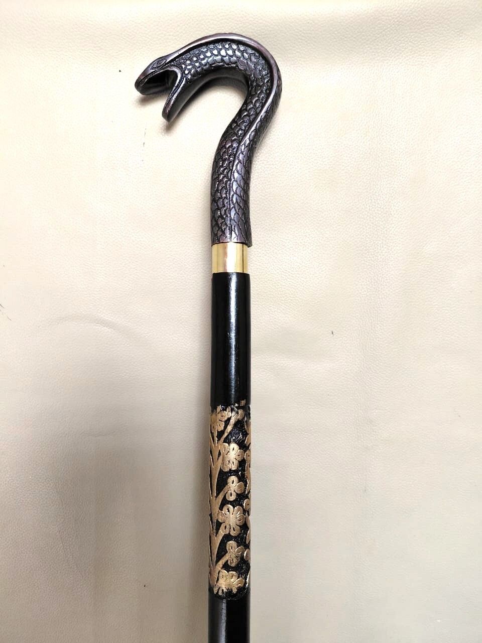 Royal Snake Head Designer Walking Cane | For Gentlemen Gift Item Walking Stick-image-47